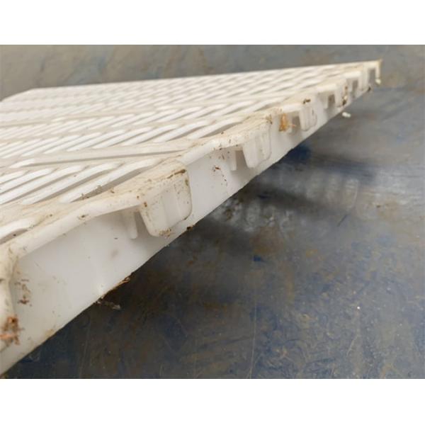 High Strength Goat Plastic Flooring , White Plastic Slatted Flooring For Sheep