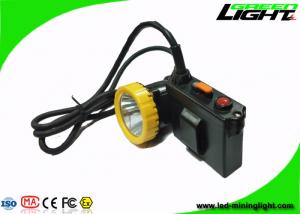 Quality IP67 Waterproof Coal Rechargeable Miners Headlamp 3.7W 11.2Ah Li Ion Battery for sale