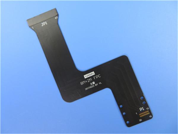 Buy Flexible Printed Circuit (FPC) Flexible PCB On Polyimide With Black Solder Mask at wholesale prices