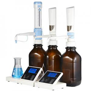 China PTFE FEP Lab Bottle Top Dispenser 50ml Chemical Resistance on sale