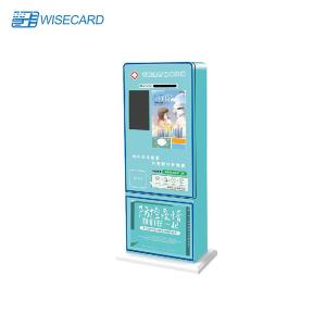 Quality Unattended Mask Self Service Kiosk Machine With QR Code Face Scanning for sale