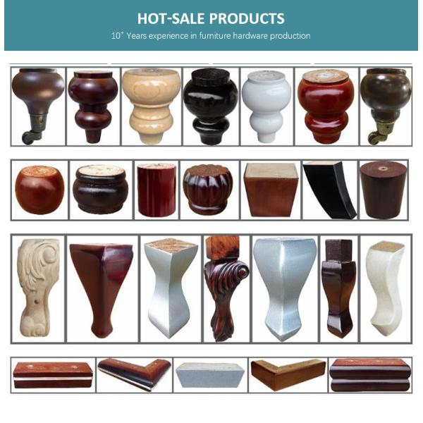 Modern design Durable Furniture Wood grain Sofa Legs for funiture leg