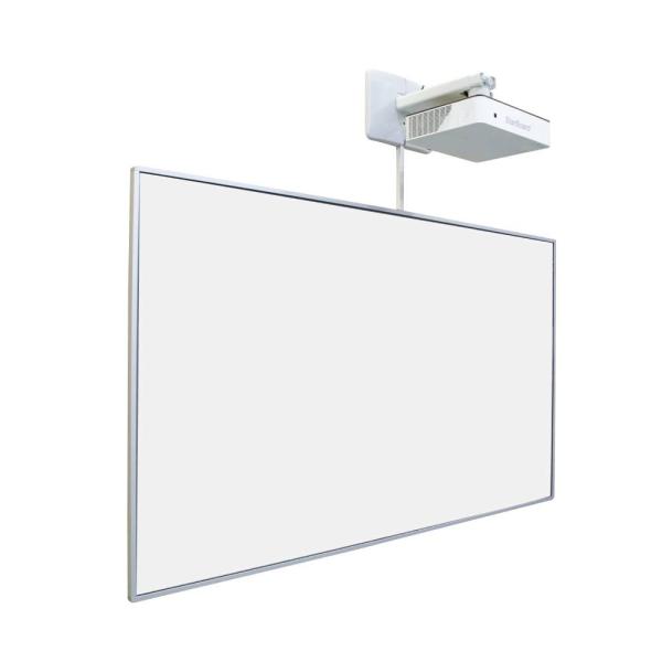 Factory Iboard Provide 102 Inch Smart Touch Board Interactive Whiteboard With Projector For Classroom