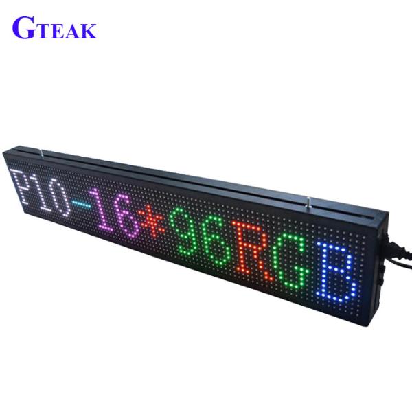 Buy 10mm Pixel Pitch Customized Full Color RGB LED Display Board Message Sign with High Brightness and 2500cd/sqm Brightness at wholesale prices