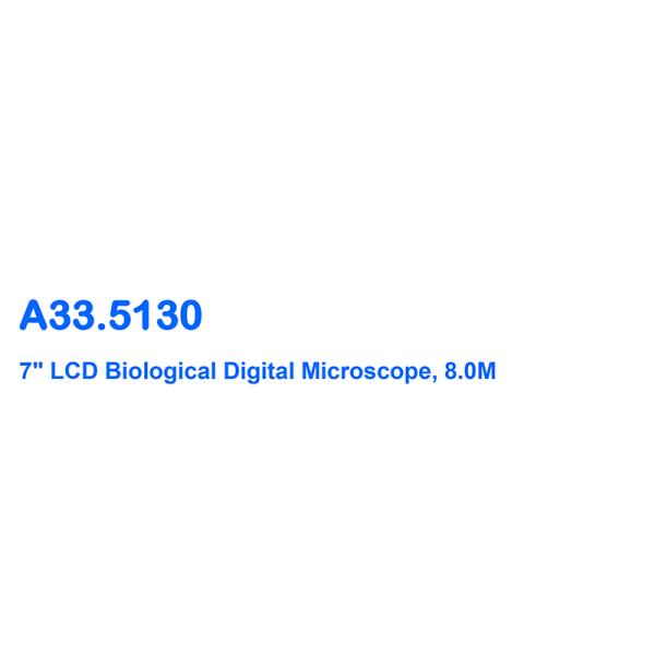 OPTO EDU A33.5130 Rechargeable Microscope With 7'' Display TF Card And Multi-Output Options