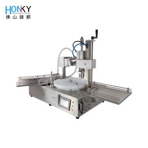 Quality Automatic Desktop 15ml Vial Filling Capping Machine With Ceramic Pump for sale