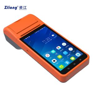Quality Android Payment Handheld POS Terminal 4g Portable POS With Built-In Printer for sale