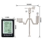 Rain Gauge Sensor Farm Wireless Data Logger With Color Screen Display And Solar