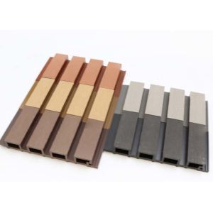 Quality 160x24mm Exterior WPC Wall Panel Hollow Wood Plastic Composite Wall Board for sale