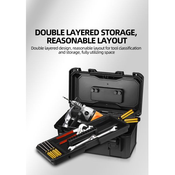 IP67 Waterproof Tool Storage Box with 304 Stainless Steel Components and Water Resistant Design
