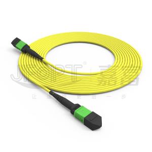 Quality 12-Core MPO Trunk Cable Patch Cord Single-Mode G657A1/G657A2 3.0 LSZH A/B Polarity Reversal for sale