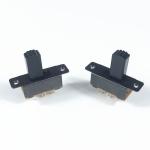 Slide Switch,2P2T 6 Terminals Vertical Sliding Switch ,Long Hand Interruptor On