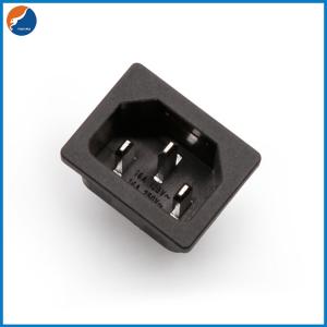 China R14-A-1DB1 10A 15A 125V 250V Inlet C14 Male AC Power Socket for Plug Snap in Connector on sale