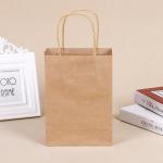 Custom Logo Jewelry Clothes 100% Recyclable White Kraft Paper Shopping Bag