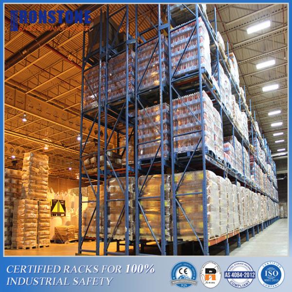 Buy Double Deep Metal Unified Pallet Rack With Double Inventory at wholesale prices