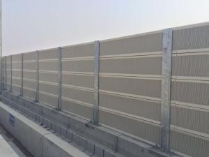 Light Weight Freeway Sound Wall Convenient Installation Long Service Life