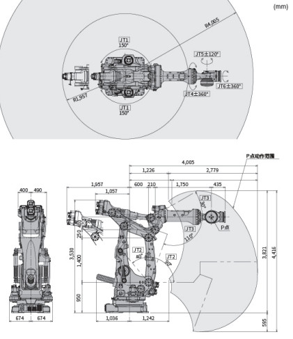 Robots For Sell MG15HL Kawasaki Remote Control Robot Arm Handling