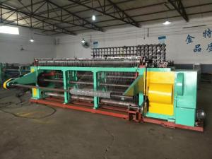 Chicken Cage Straight And Reverse Wire Mesh Weaving Machine , Hexagonal Wire Mesh Machine