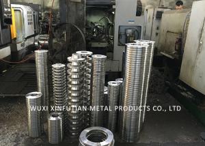 Quality Welded PN16 / 10 Flange Stainless Steel Pipe Fittings ASTM A182 WN / SO / BL / SW for sale