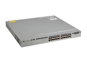 China WS-C3850-24P-E Stackable Network Switch 24 Port Gigabit IP Services Features on sale