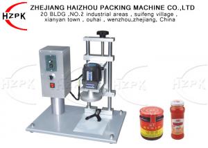 Quality 450B Electrical Semi Automatic Bottle Capping Machine For Glass Jar / Metal Cap for sale