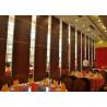 Steel Track Operable Folding Partition Walls For Multi-Function Hall for sale
