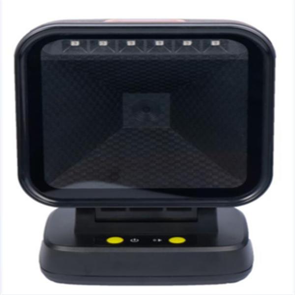Buy 1d 2d Desktop Barcode Scanner 10mil USB Interface CMOS Qr Reader With Beep And LED Indicators at wholesale prices
