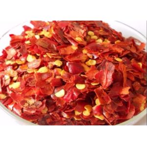 Quality 5000SHU Crushed Red Chili 8% Moisture Hot Chilli Flakes Sundried for sale