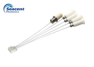 Quality PLC Splitters 5 Channel 2.0m Optical Fiber Array for sale