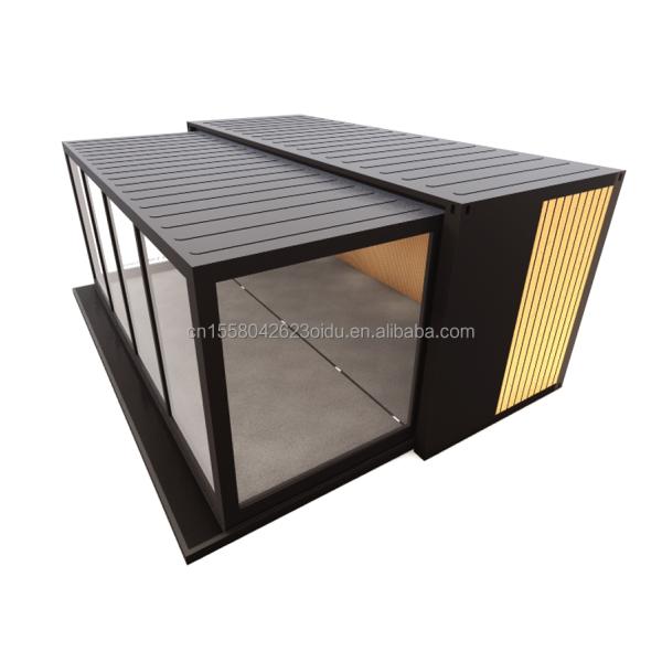 Wave Sandwich Panel 20ft Container Coffee House for Modern Design Style in Eu Expansion Garden Hotel