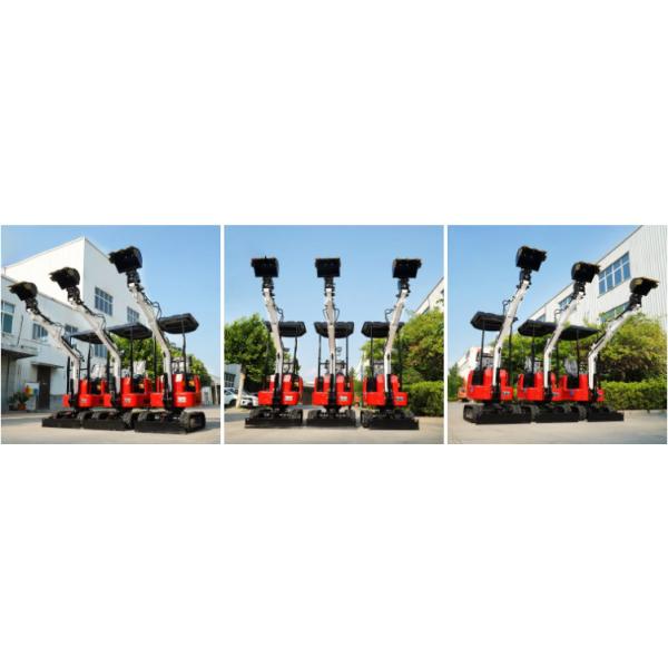 1.2ton Mini Hydraulic Excavator Mini Digger Auger In Auto Digging Machine