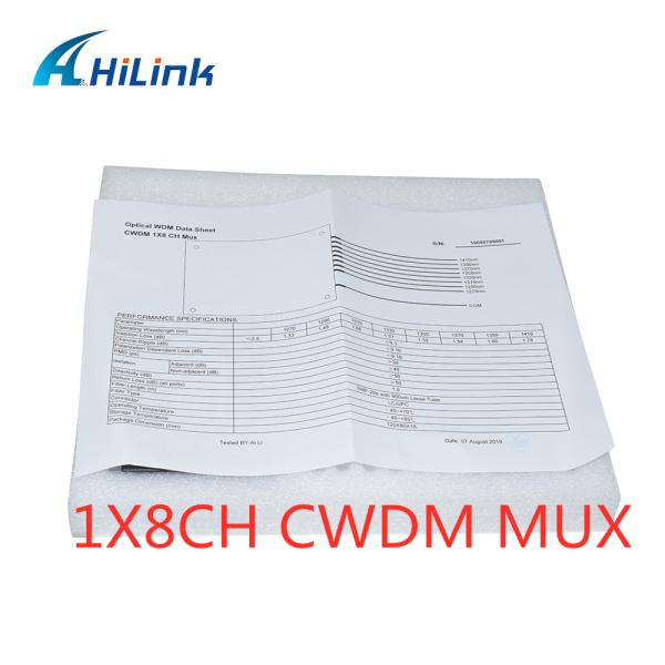 High Isolation WDM Solution 1X8CH CWDM Filter Module MUX LC/UPC ABS Single Fiber