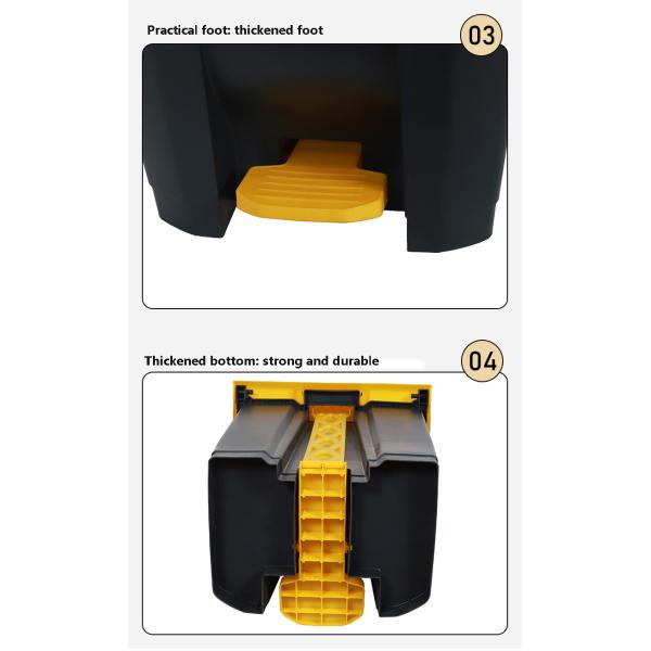 Classification Large Plastic Trash Containers 240L 660L 1100L Outdoor Plastic Dustbin