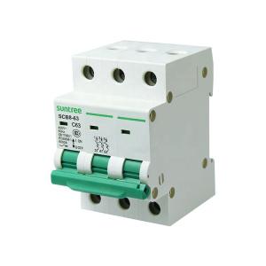 Quality 3 Pole 40A Electrical SCB8-63 MCB Circuit Breakers for sale
