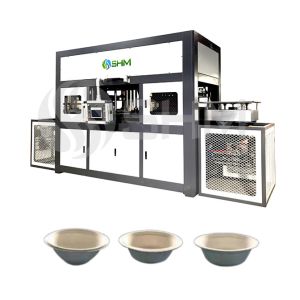 Quality Biodegradable Tableware Making Machine Paper Pulp Thermoforming Machine for sale