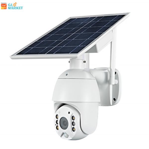 Buy Glomarket Tuya Smart Camera Network AI Smart Motion Detection Camera Solar IP66 Waterproof at wholesale prices