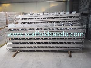 China Scaffolding manufacturer supplying 450*2677mm 9 steps scaffolding galvanized steel ladder with good quality low price on sale