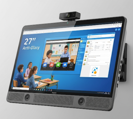 Self Adaptation Touch Screen Monitor 27 Inch Ethernet Realtek RTL8106E 10/100/1000Mbs