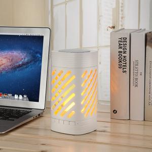 Quality Portable Lamp Wireless Rechargeable Bluetooth Flame Speaker for sale