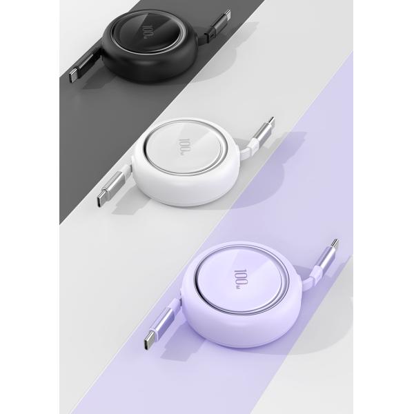 1m Multi Function Stretch Charging Cable CC100W / CL27W For Mobile Phone