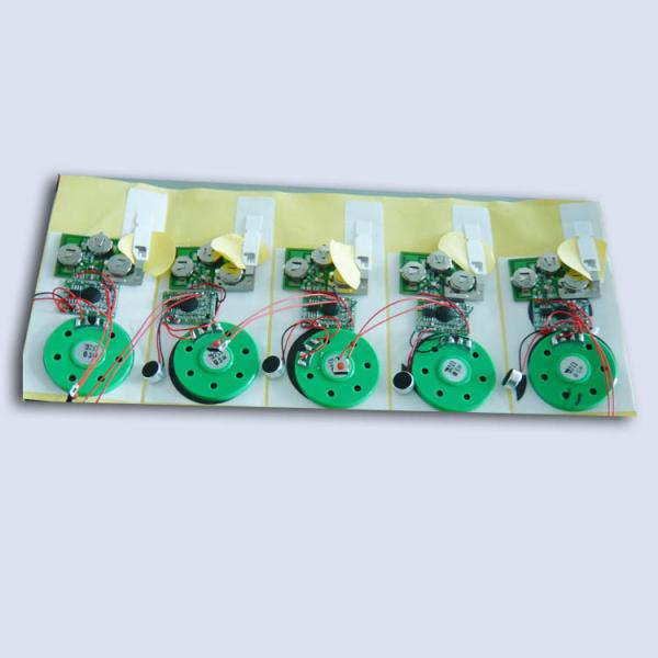 Buy PCB Recordable Push Button Sound Module For Musical Card ODM ROHS Certificates at wholesale prices