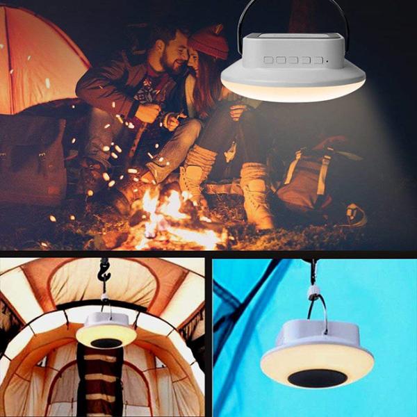 Bedside Night Light Bluetooth Speaker , Music Player Smart Touch LED Bluetooth Speaker