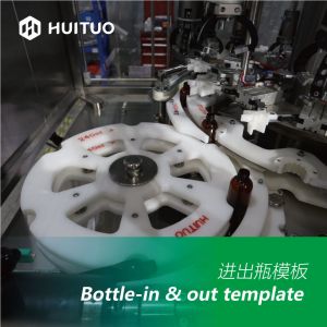 Huituo Rotary 10 Head Full Servo Lotion Pump Capping Machine