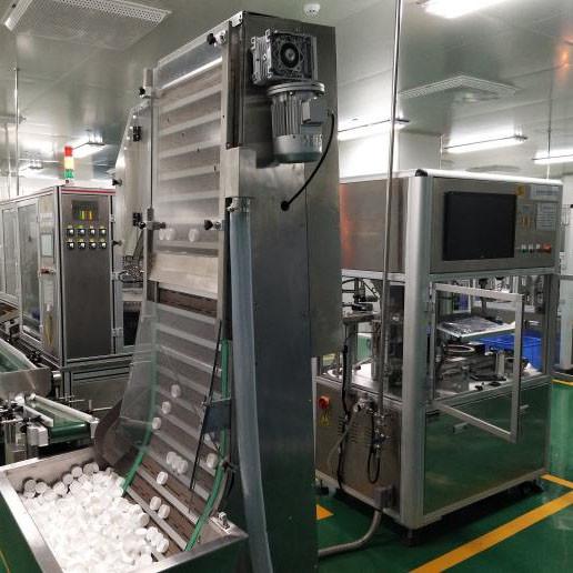 Buy Main Power Servo Motor Cam Indexing Drive Desiccant Cap Filling And Assembling Machine at wholesale prices