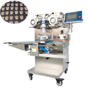 Quality Confectionery panda cookies making machine/encrusting machine for sale