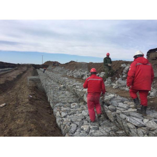 1×1×1m PVC Coated Gabion Mesh Baskets 380 Mpa HBGB Retaining Wall Mesh Cages