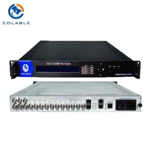 Quality 12 * ASI Input Digital Video Multiplexer , Hd ISDB T Multiplexer Support PCR for sale