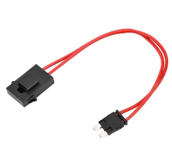Buy Medium Car Fuse Holder Connector 16 Gauge Red Wire Cable Wiring Extension Tester For Automotive Circuits Hard To Reach Fusebox at wholesale prices