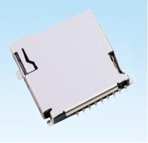 Micro SD TF Memory Card Connector 9 Pin H=1.85 SMT Push Type Ultrathin High Temp Resistance