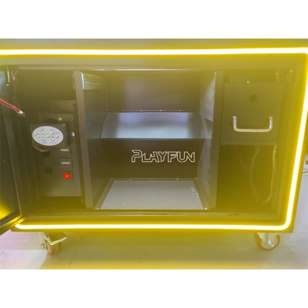 Playfun Coin Operated Indoor Amusement Arcade Wheel Lucky Clip Prize Vending Machine Lucky Clips with 60 Clips